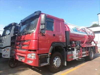 Sinotruck HOWO 6000liters Vacuum Jetting Flushing Sewage Suction Septic Tanker Truck Price