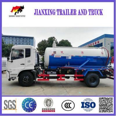 Used 8000 Liters High Pressure Vacuum Sewer Suction Truck in Indonesia