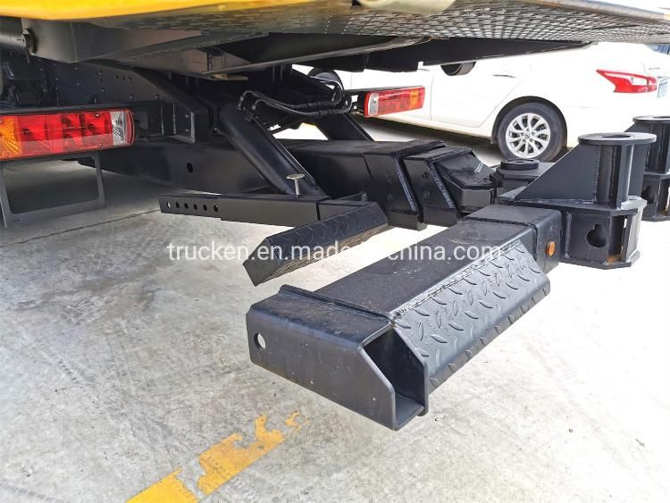 Heavy Duty FAW Flatbed Tilt Tray Wrecker Tow Truck 10ton Loading 15ton Under Lift for Road Saving Truck Delivery