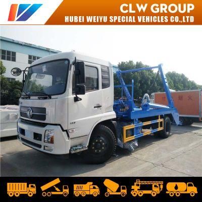 Dongfeng 4X2 12cbm Swing Arms Garbage Vehicle Skip Loader Truck
