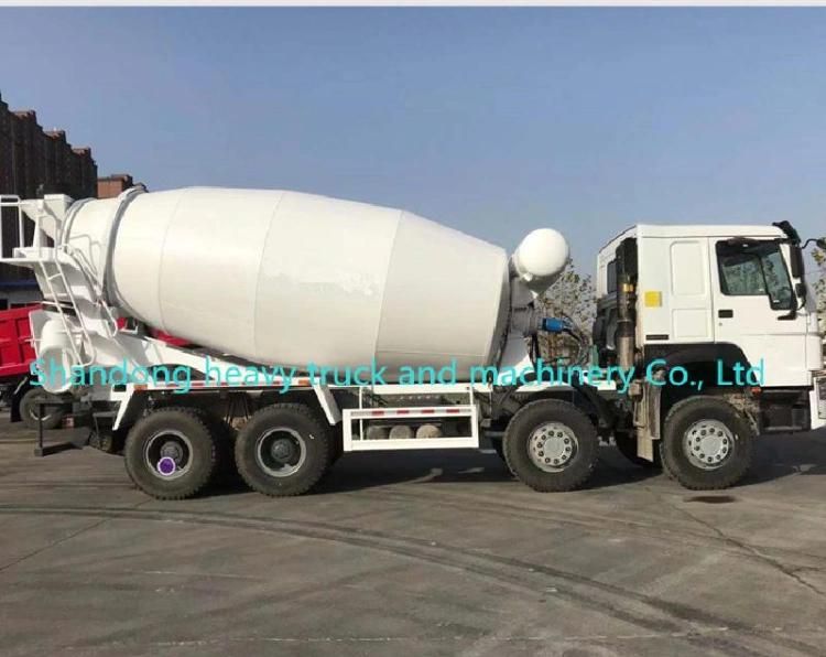 2022 China Sinotruk HOWO 8X4 16cbm 371HP LHD Diesel Truck Concrete Mixer Truck for Sale