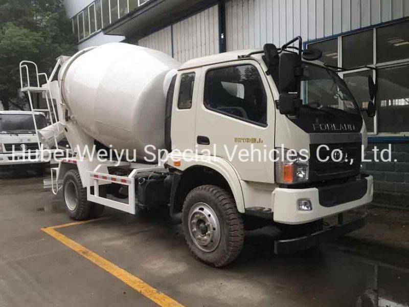 Foton Forland 6m3 Cement Mixing Truck Small Concrete Cement Plant Construction Drum Truck