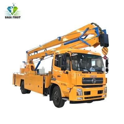 10m 16m Aerial Work Truck Mounted Articulated Boom Lift