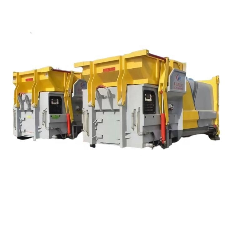 8-20 Cubic Meter Waste Garbage Compactor Truck Waste Wheelie Bin Compactor Garbage Compression Equipment