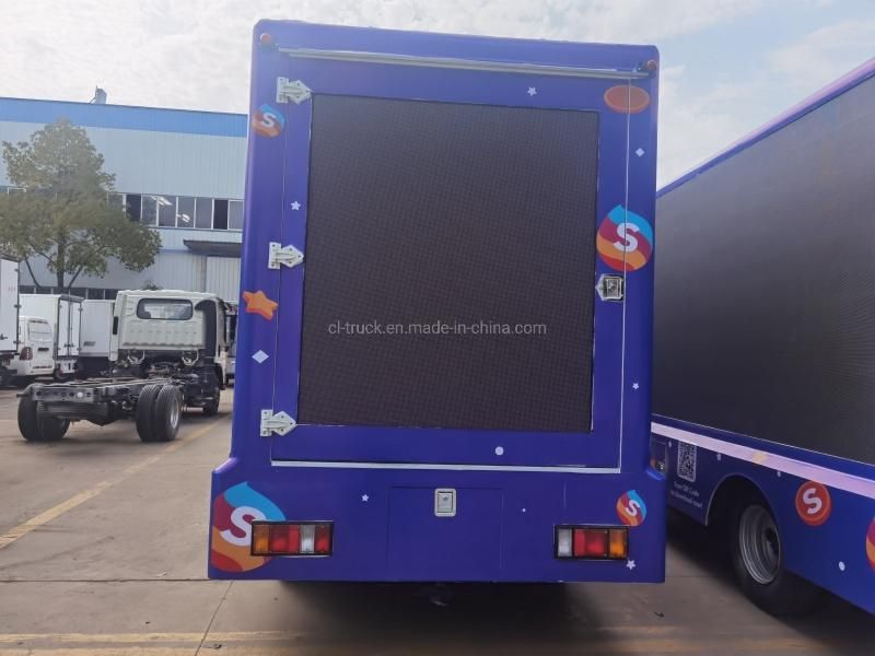 Factory Selling Japan Brand Elf 100p P4 P5 Full Color LED Advertising Display Truck