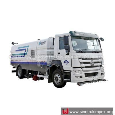 HOWO Road Street Sweeper Street Cleaning Sweep Sweeper Truck