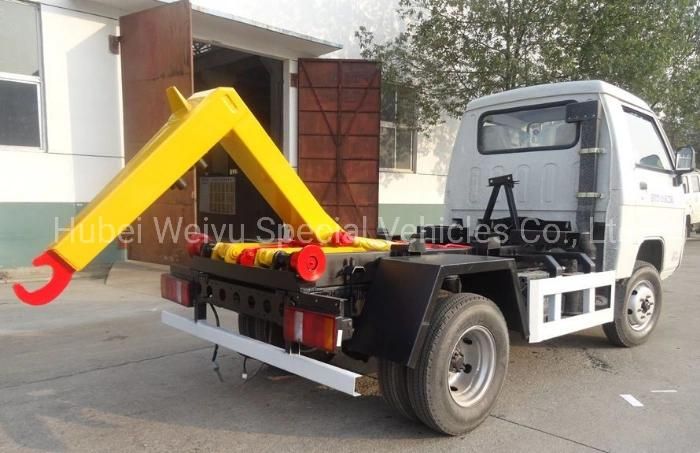 Foton 3cbm/3000liters Hook-Lift Arm Type Garbage Truck Garbage Removal Transfer Truck