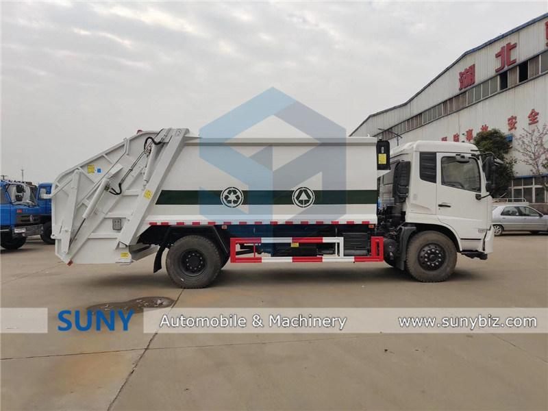 China New Factory Price 14cbm Movable Compactor Garbage Truck for Sale