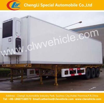 Tri Axles 55-75cbm Refrigerated Van Semi-Trailer/Refrigerated Trailer