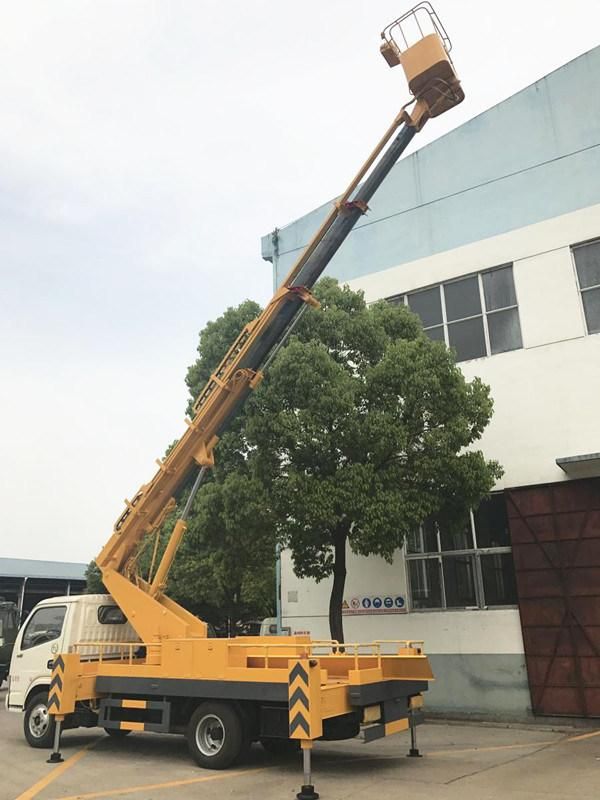 Compact Bucket Boom Truck 18 Meters Overhead Working Truck