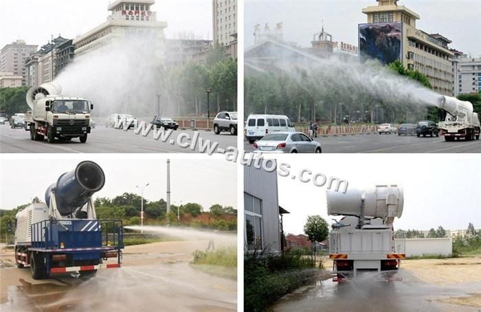 Dongfeng Water Tank Dust Suppression Sprayer 20m 30m 40m 50m 60m 100m 120m 150m Disinfection Truck with Remote Air-Feed Sprayer for Virus