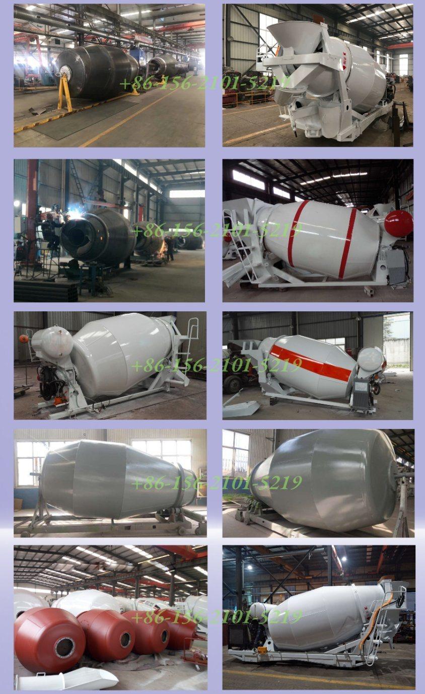 Bueno Brand Material Cement Concrete Mixer Drum for Renault Truck Chassis