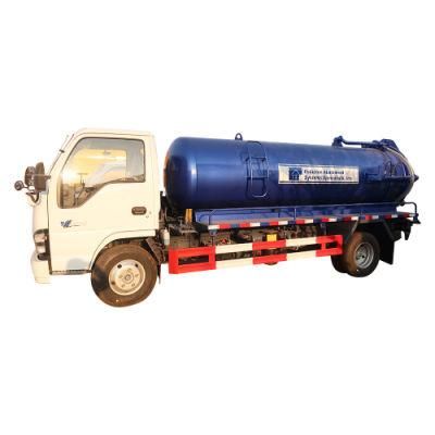 Japan Brand I Suzu Qiling Vacuum Sewage Suction Truck New Septic Tank Vacuum Sewage Suction Truck