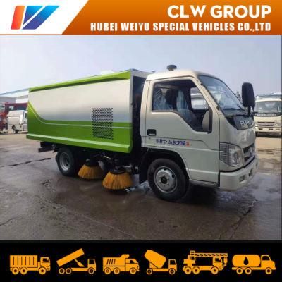 High Performance Mini 2.8m3 Capacity Street Sweeper Made in China Stainless Steel Leaf Collecting Truck
