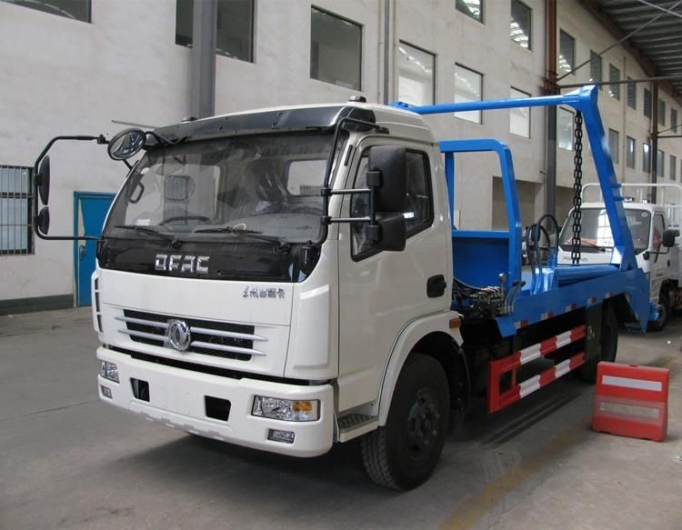 Dongfeng Dolika 4X2 Small Skip Loader Garbage Truck Bins Skip Loader