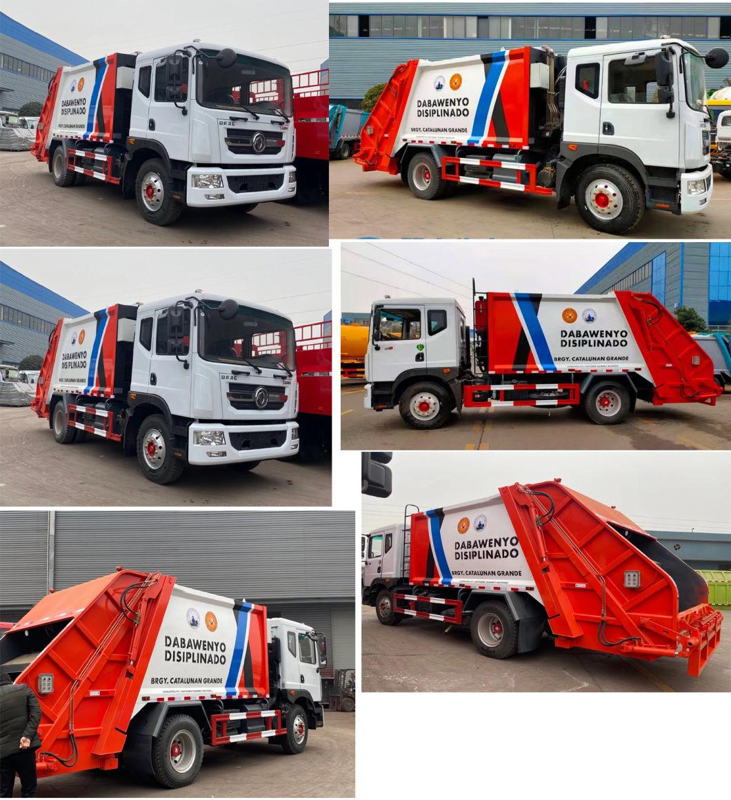 DFAC 6tons 7cbm 8000liters Compression Garbage Truck for Bucket Collection