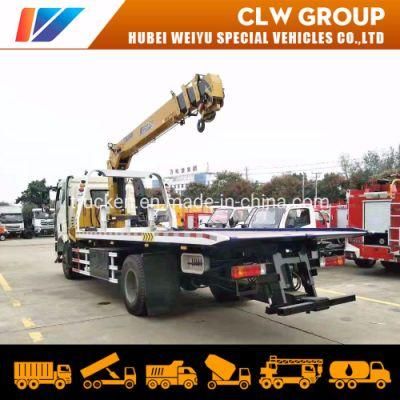 4ton Sany Palfinger Crane for Broken Truck Spetacle Lift 8ton FAW Wrecker Breakdown Vehicle Lorry