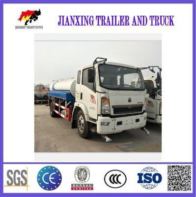 Chinese Factory Low Price Sale Sino HOWO 4X2 6wheels Water Tank Truck for Hot Sale in Kenya