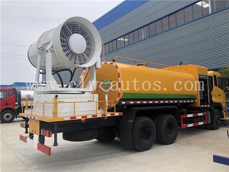 Dongfeng Kinland 6X4 10000 Liters Dust Suppression Water Tank Truck Water Bowser Water Sprinkler Dust Control Truck