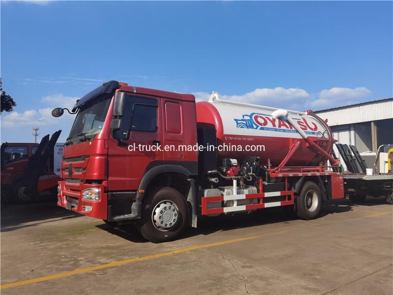 Good Quality HOWO 4X2 Cleaner Vacuum Truck Manufacturers Germany