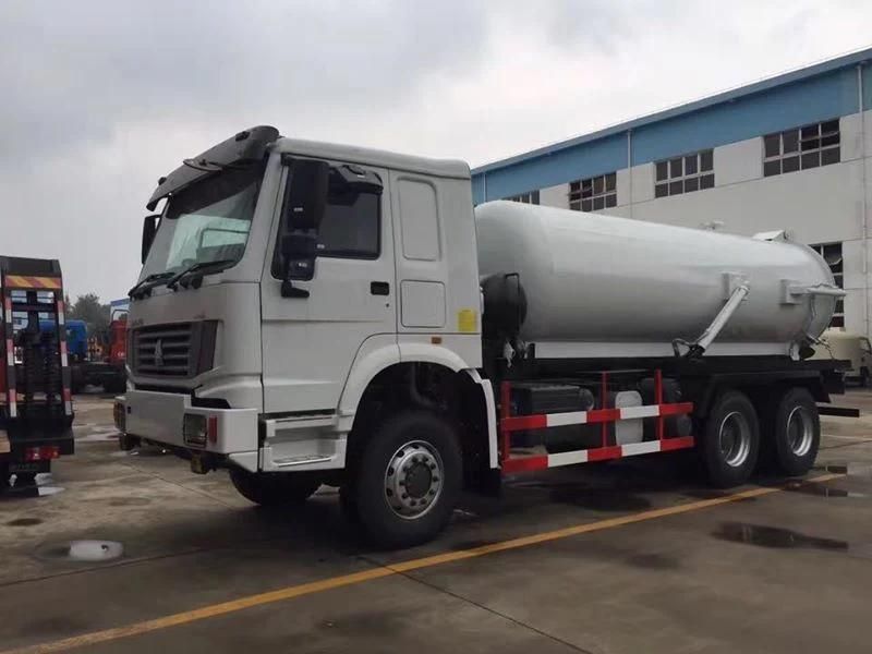 Clw Sinotruk HOWO 6*4 12m3 Sewage Suction Truck