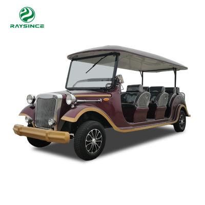 Latest Design Metal Frame Classic Vintage Car 11 Seater Electric Vehicle