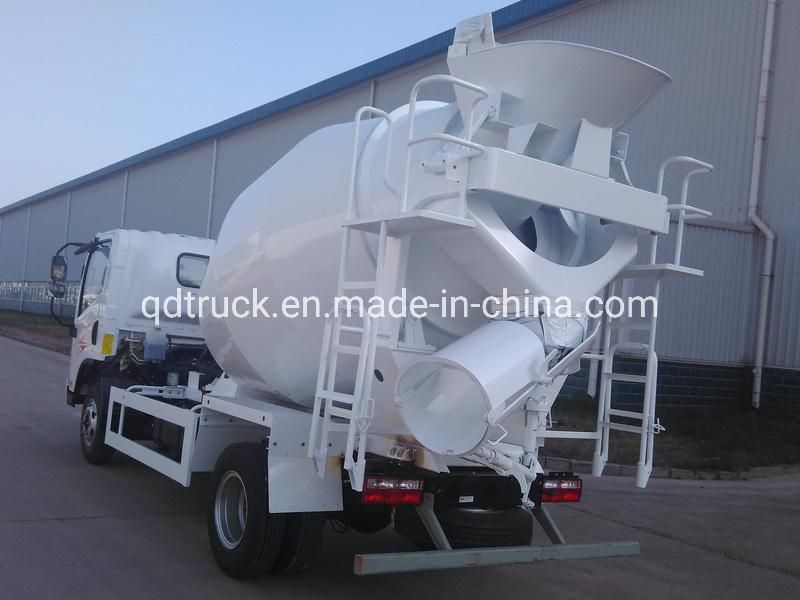 4x2 driving Ready mix cement 3 yard concrete mixer trucks