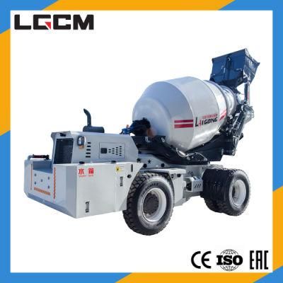 Lgcm High Performance Self-Loading Concrete Mixer 3.5m3 Mobile Cement Mixer