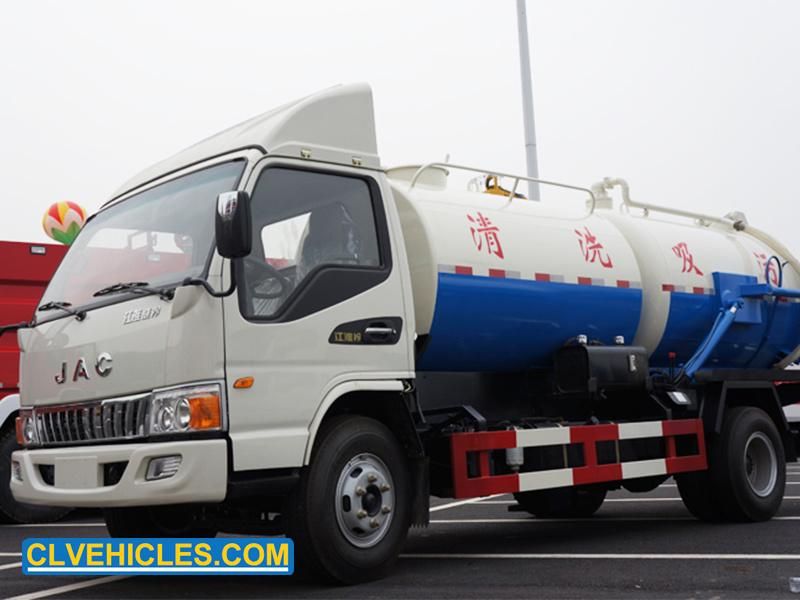 JAC 5000L High Pressure Industrial Combined Vacuum Sewage Jetting Truck