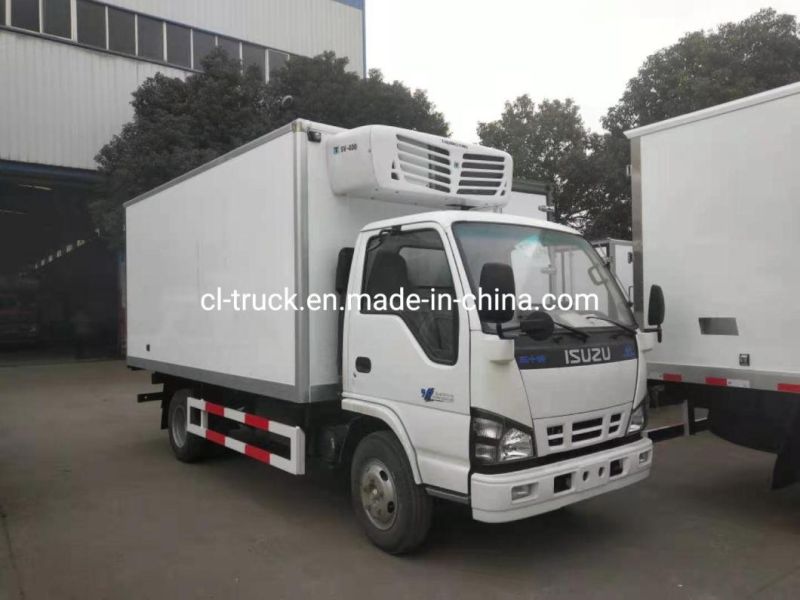 Japan 600p 4tons 5tons 6tons 4100mm Length Thermo King Carrier Refrigerator Truck