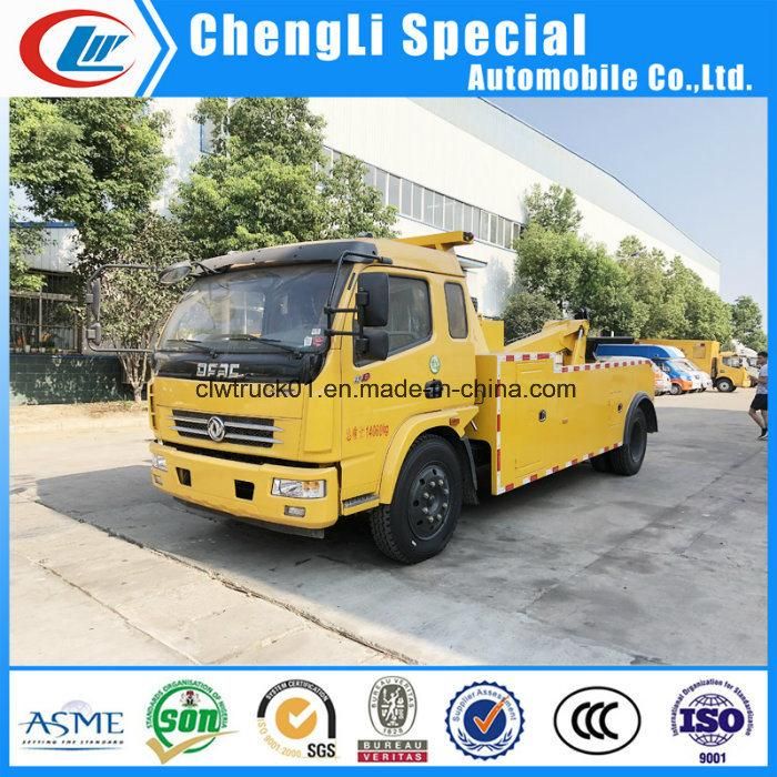 Dongfeng 4X2 Road Wrecker Integrated Tow Truck for Sale