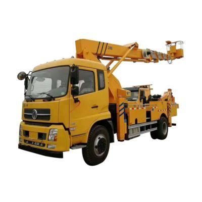 Dongfeng Kingrun 28meters 30meters 32meters Outdoor Trailer Aerial Boom Lift Towable Man Lift Truck for Sale