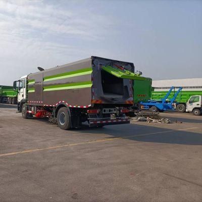 HOWO Dust Vacuum Cleaner Road Sweeper Truck