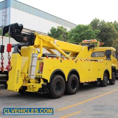 HOWO 12wheels Heavy Duty Rotator Tow Truck Mounted Rotary Crane