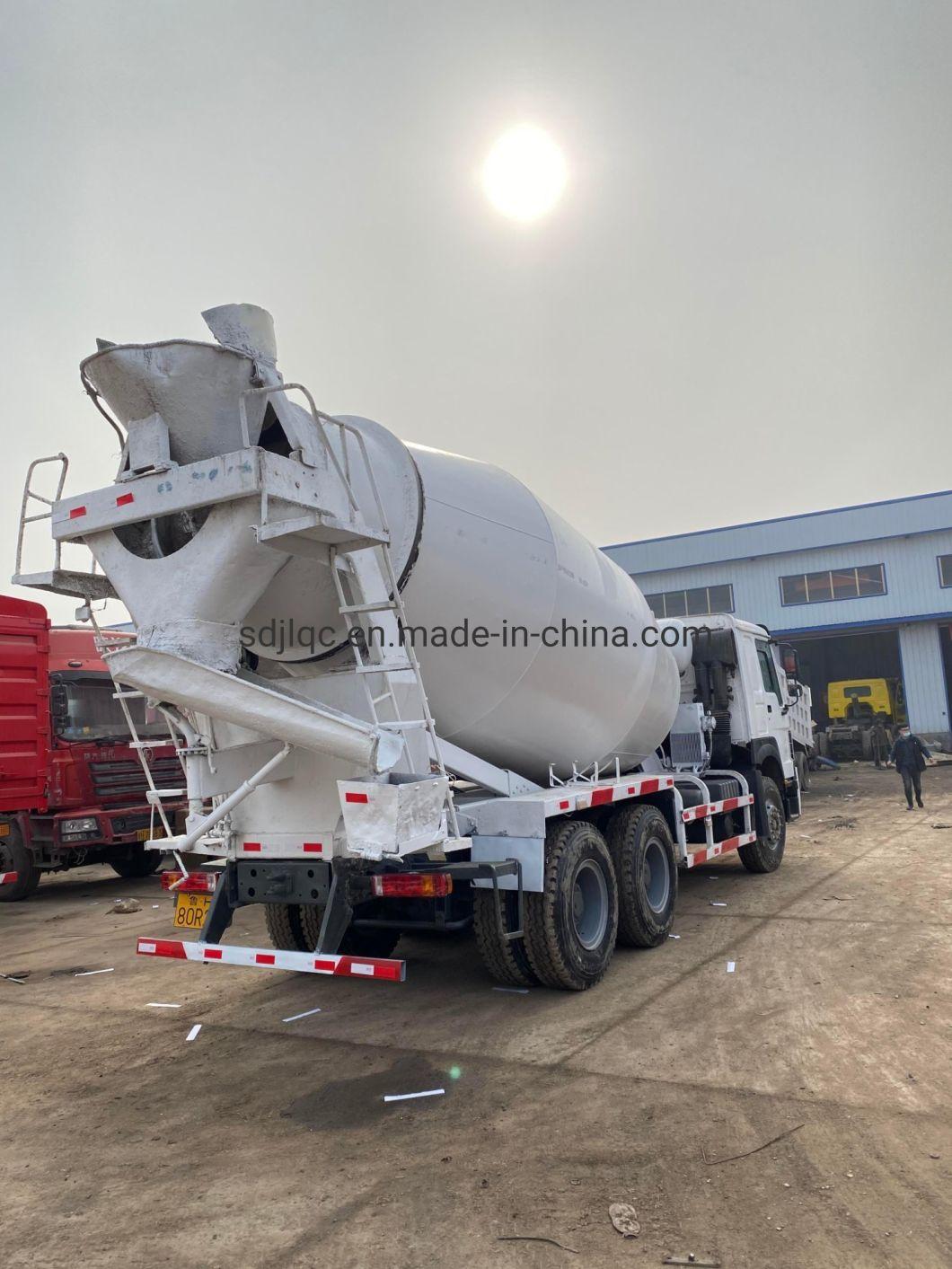 Used Cheap Price HOWO 10 Tires 336 Horse Power Concrete Mixer Truck