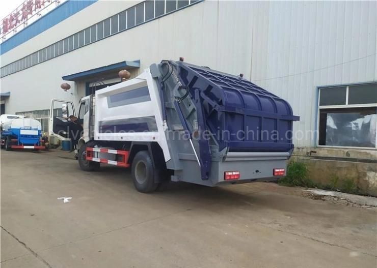 FAW 4X2 190HP 12cbm Refuse Compactor Garbage Waste Compressed Truck