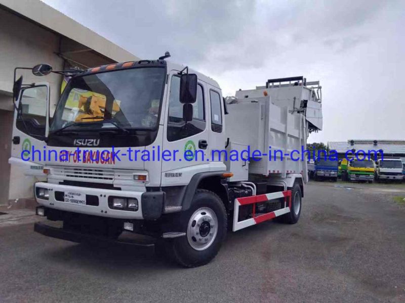 China Manufacturer Isuzu Qingling Fvr 6 Wheeler Garbage Sanitation Truck