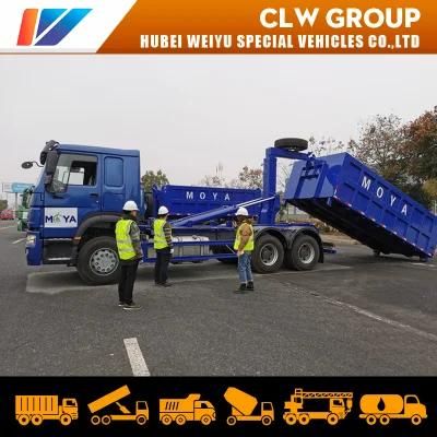 Sinotruk HOWO 10 Wheels 20tons Hook Lifting Garbage Collection Truck