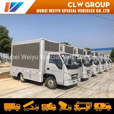 Mobile P3 P4 P5 P6 Outdoor LED display Road Show Truck Forland Colorful Screen Billboard LED Advertising Truck for Sale