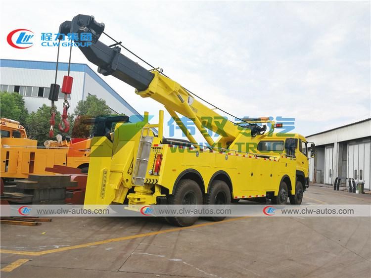Heavy Duty 30t Road Recovery Truck/Road Wrecker/Tow Truck 30tons Dongfeng 8X4 Breakdown Recovery for Philippines