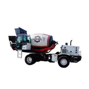 Bst7500 5.0cbm Chinese Famous Brand Self Loading Concrete Mixer Truck for Sale