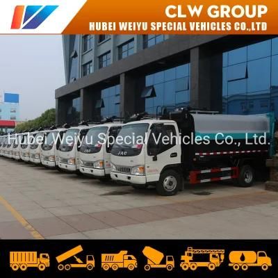 JAC Low Price 7liters 7cbm Side Loading Garbage Truck Hydraulic Lifting Garbage Collection Truck Side Loader Forklift Garbage Truck