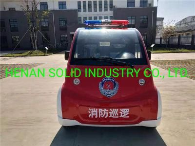 New Model 2 Seats Electric Fire Fighting Truck