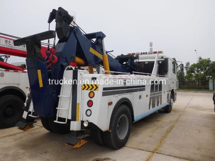 City Street Broken Vehicle Shacman Weichai Engine 12ton RC Rescue Towing Heavy Duty Road Wrecker Truck