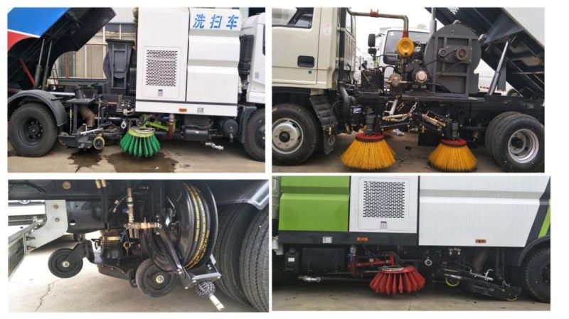 China Sinotruck 8 Tons City Street Cleaning Machine Vacuum Cleaner 11-12cbm Road Special Garbage Sweeper Truck