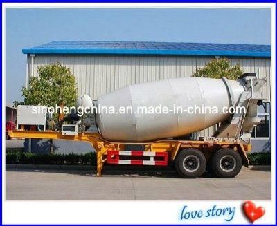 3 Axles Concrete / Cement Mixer Tanker Semi Trailer