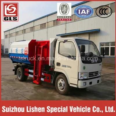 5 Cubic Meters Hydraulic Lifter Garbage Truck