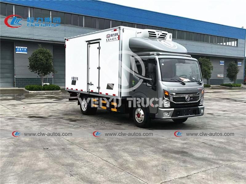 3t Dongfeng Small Refrigerated Delivery Truck and Cooler Freezer Refrigerator Van Truck with Thermo King Refrigerating Unit