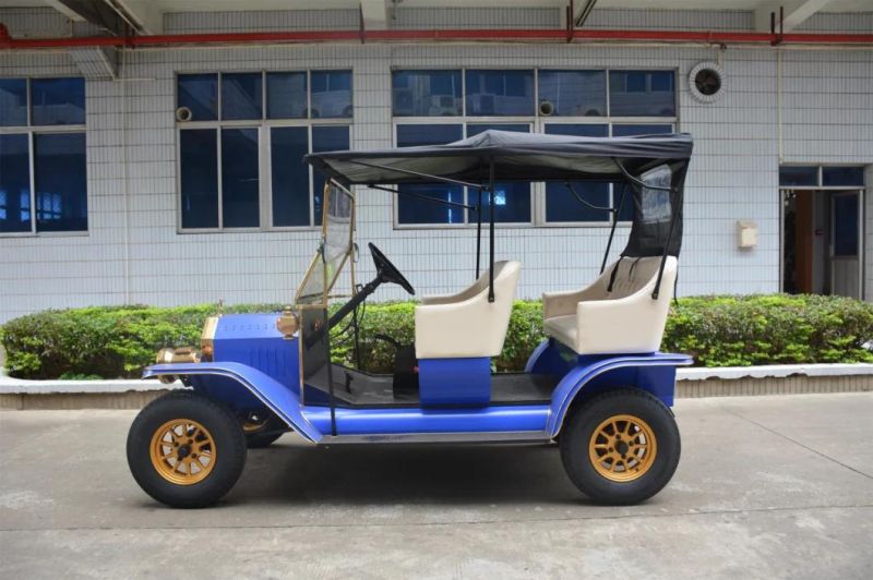 Customized Multipurpose Electric Mini Sightseeing Bus Classic Car with CE Certification 4-5 Seats