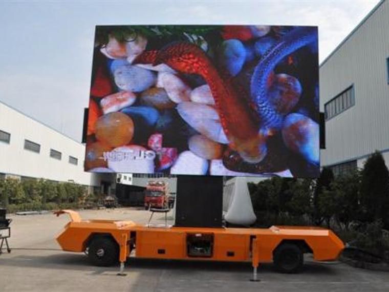 Waterproof LED Skyvision Trailer Mobile Outdoors Digital Signagep4 P6 P8 P10 LED Screen Trailer